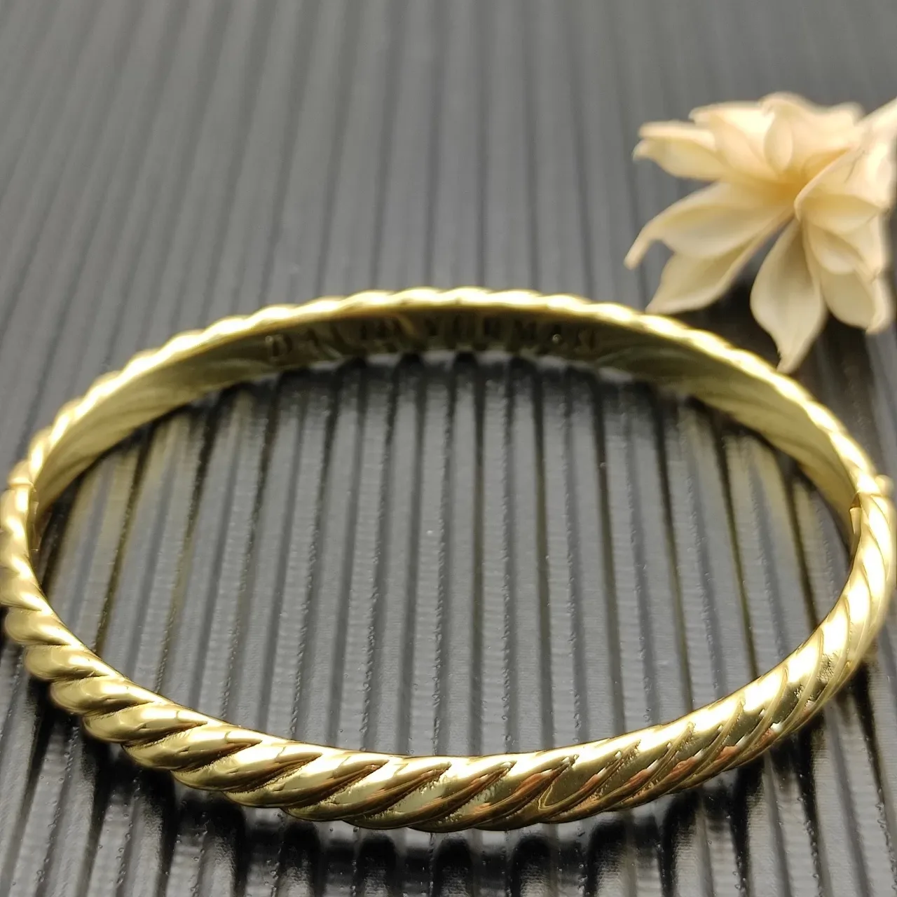 David Yurman Cable Collection Twisted Rope Gold Bracelet 5