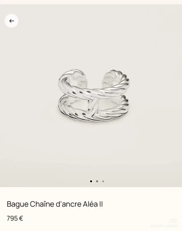 Gold Silver Twisted Rope Open Cuff Ring 7