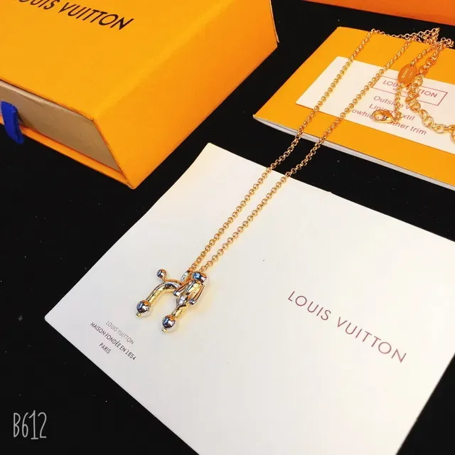Gold-Tone Two-Tone Dog Pendant Necklace 5