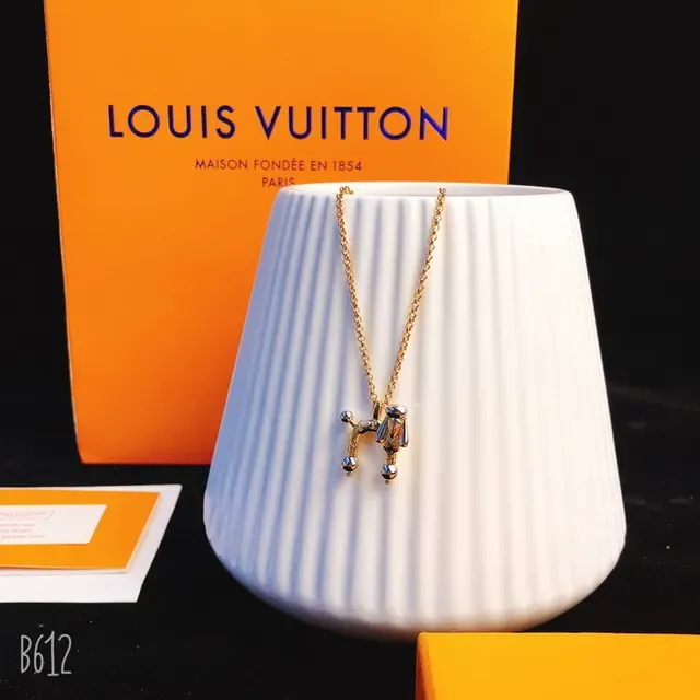 Gold-Tone Two-Tone Dog Pendant Necklace 8