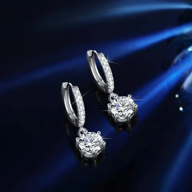 GRA Moissanite Cushion-Cut Halo Ring Set Silver Tone Rings 21