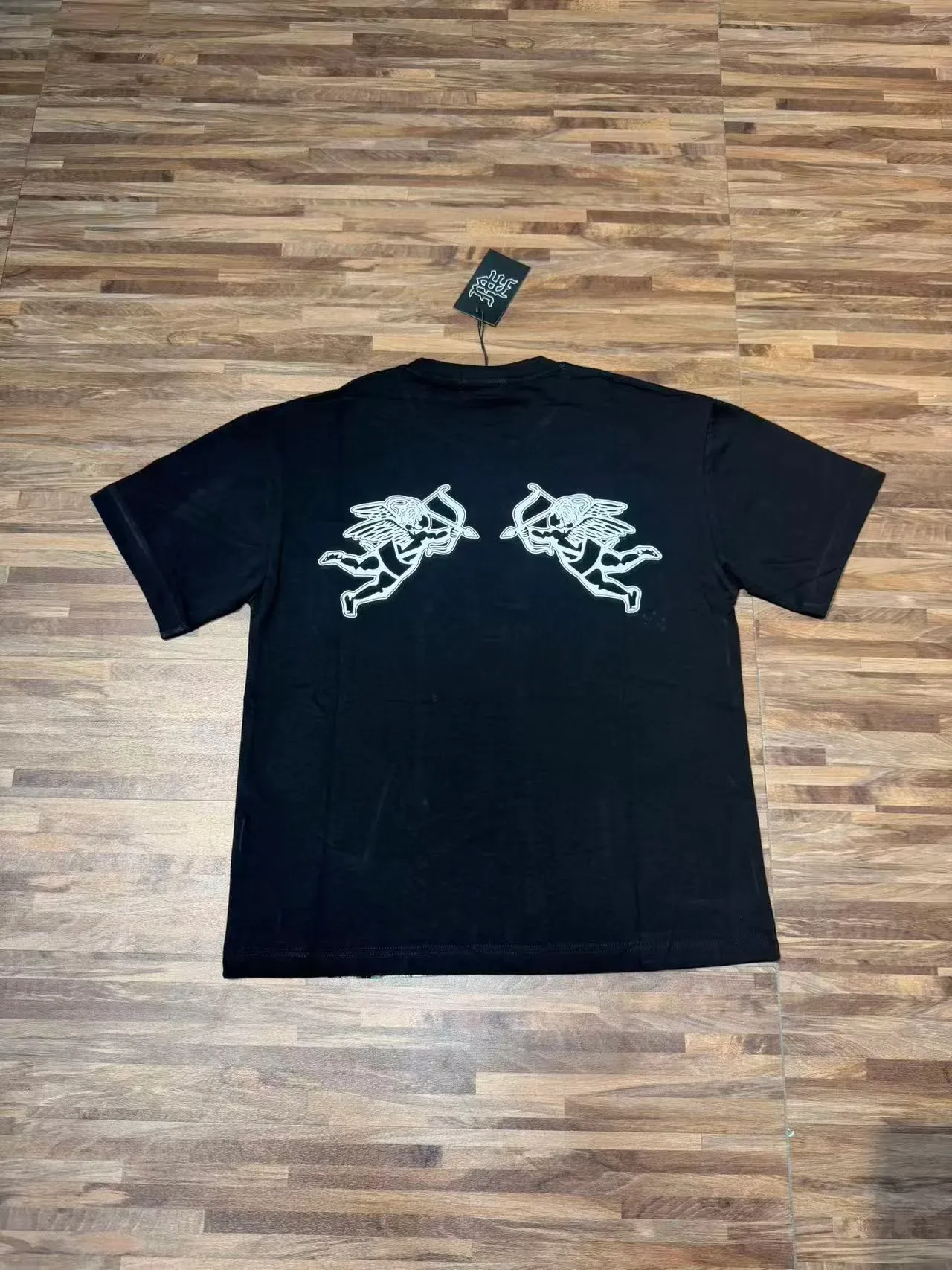 Graphic-Print Oversized Crew Neck T-Shirt 5