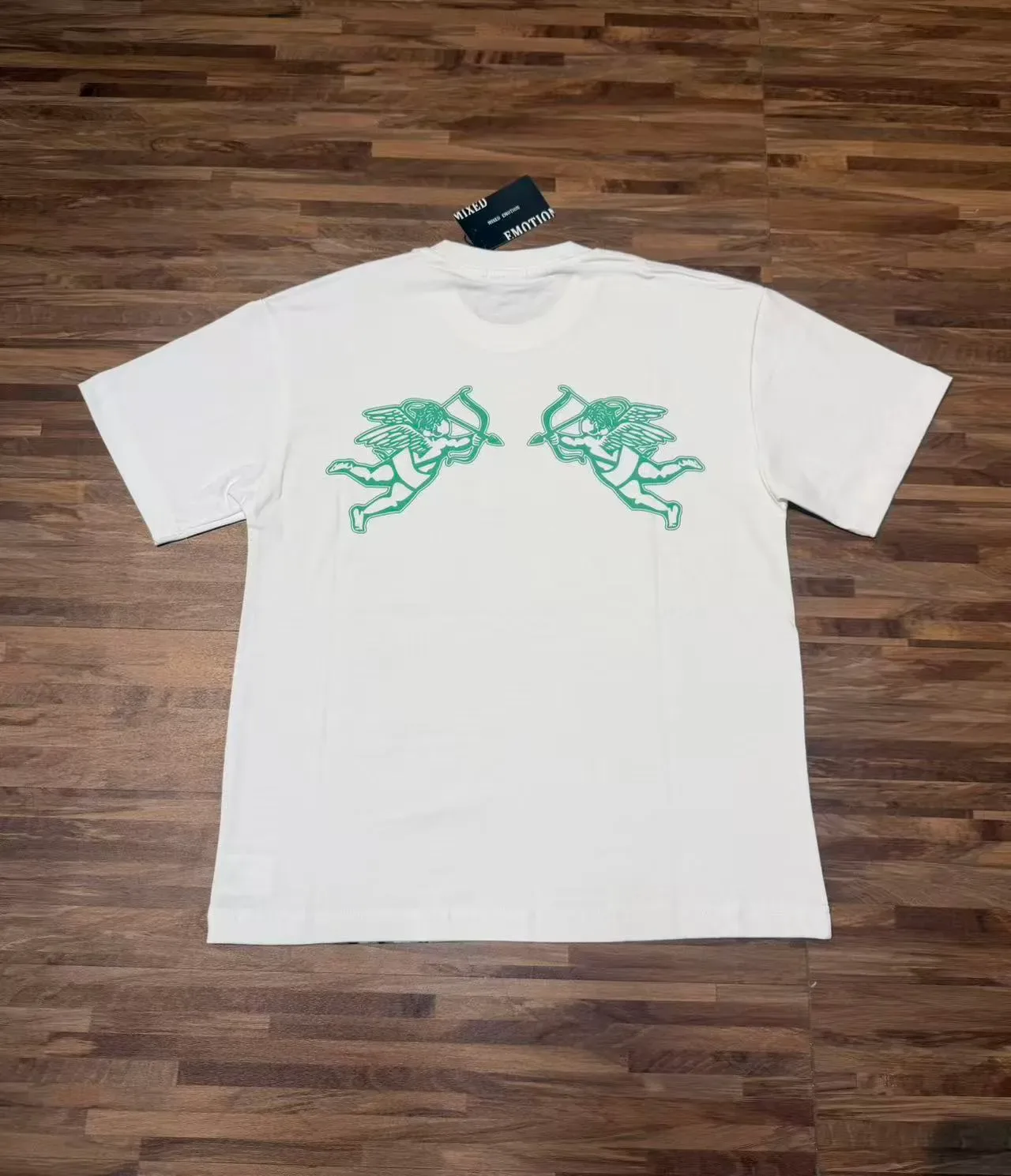 Graphic-Print Oversized Crew Neck T-Shirt 8