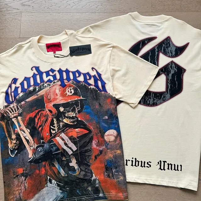 Graphic-Print Oversized Double-Sided T-Shirt 4