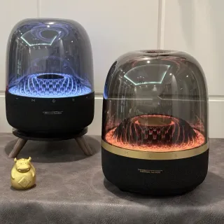 harman/kardon Black Transparent Dome-Shaped Enclosure Illuminated Internal Transducer Array Portable Speaker
