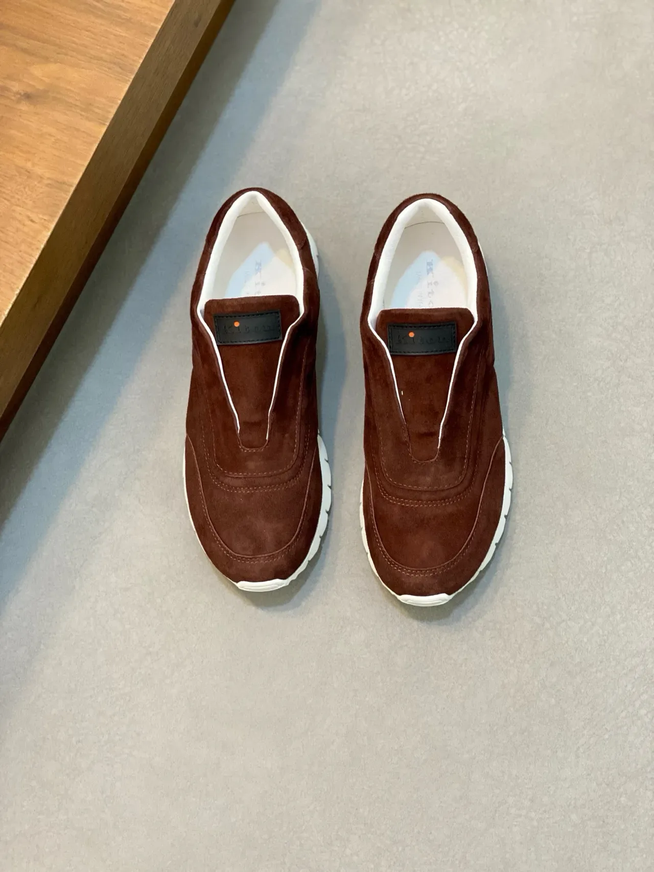 Hilton Slip-On Suede Brown Lifestyle Sneakers 2