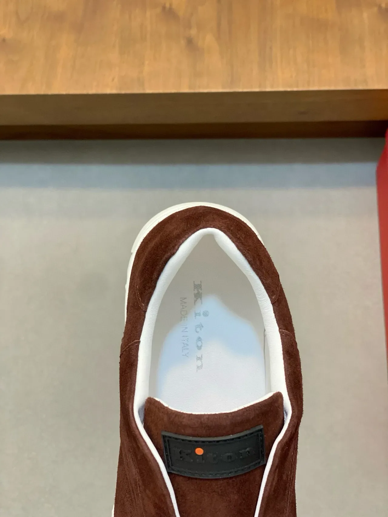 Hilton Slip-On Suede Brown Lifestyle Sneakers 7