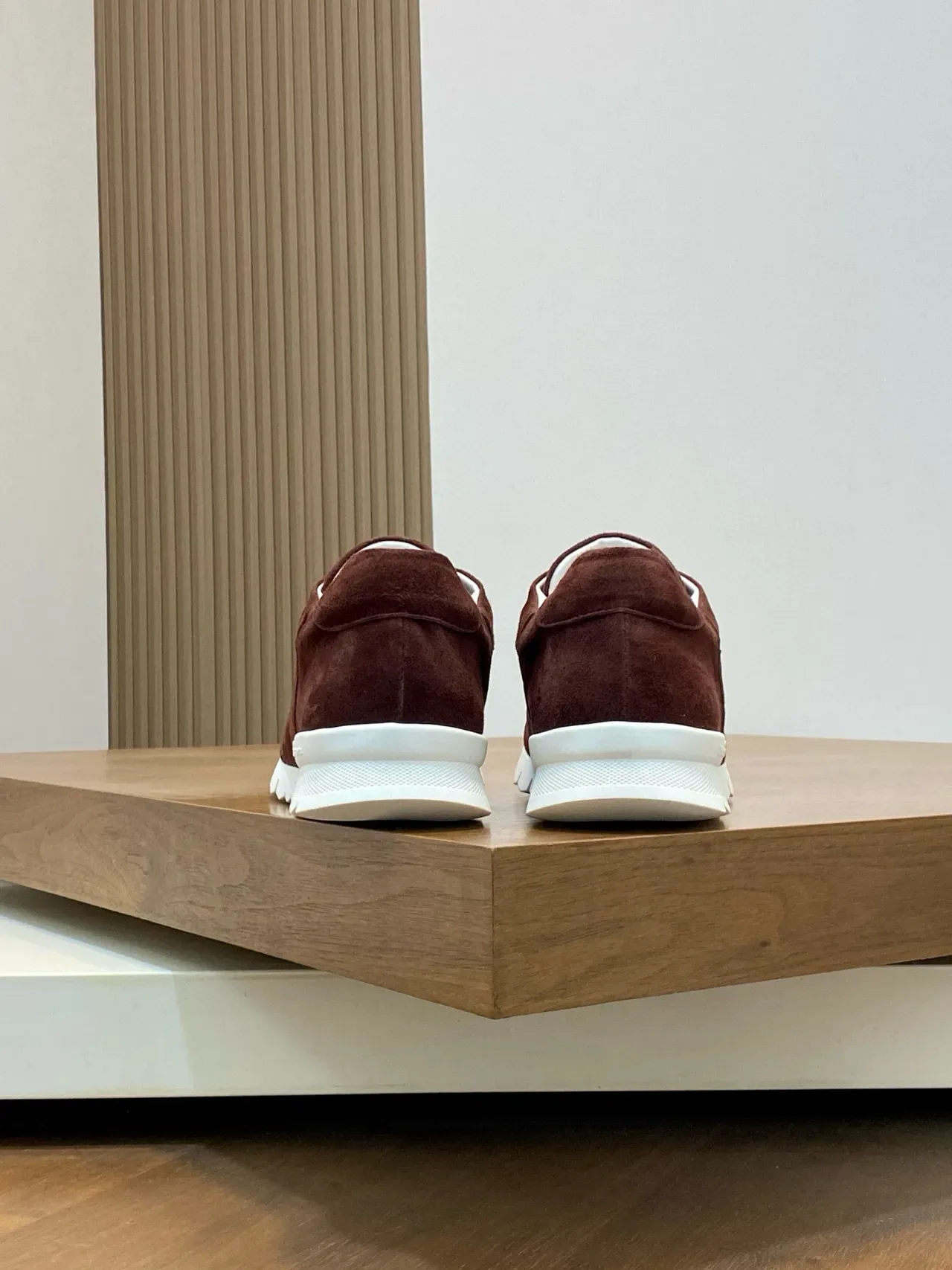 Hilton Slip-On Suede Brown Lifestyle Sneakers 8