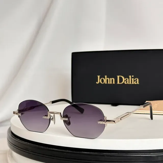 John Dalia 无框椭圆渐变太阳镜 6