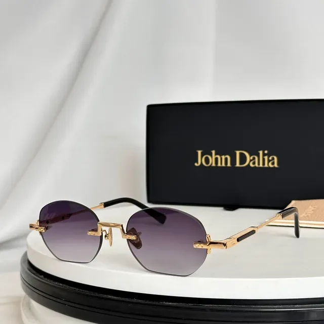 John Dalia 无框椭圆渐变太阳镜 8