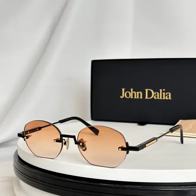 John Dalia 无框椭圆渐变太阳镜 9