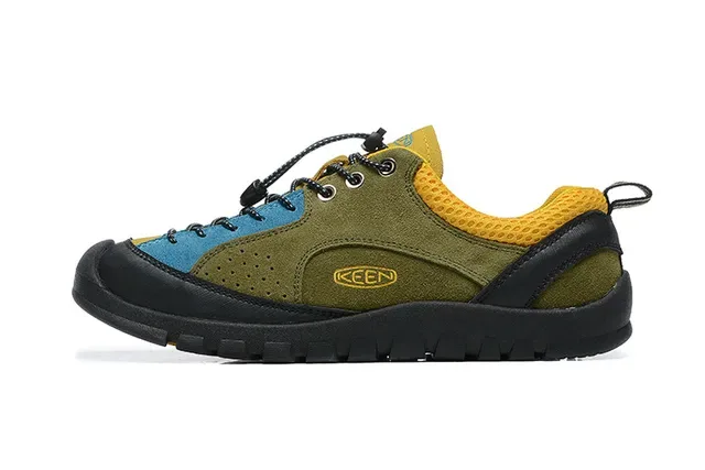 KEEN Color-Blocked Perforated Suede Lifestyle Sneakers 9