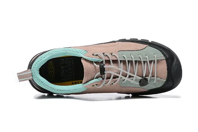 KEEN Color-Blocked Perforated Suede Lifestyle Sneakers 19