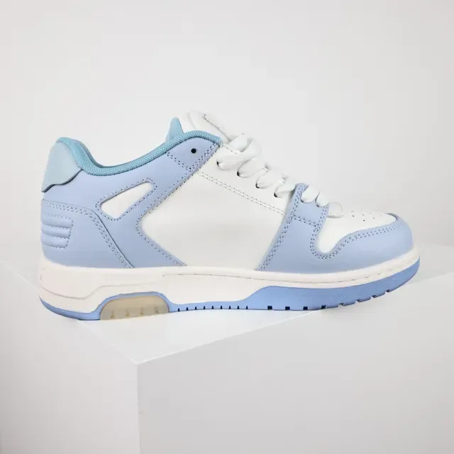 Light Blue and White Arrow Logo Lifestyle Sneaker 7