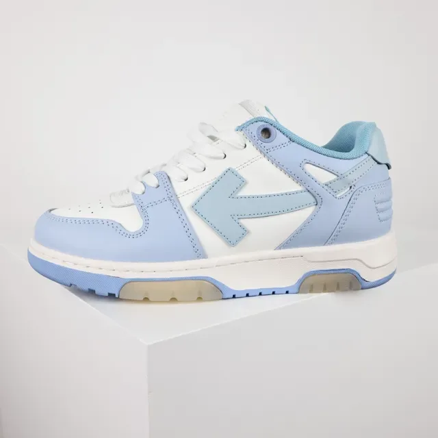Light Blue and White Arrow Logo Lifestyle Sneaker 9
