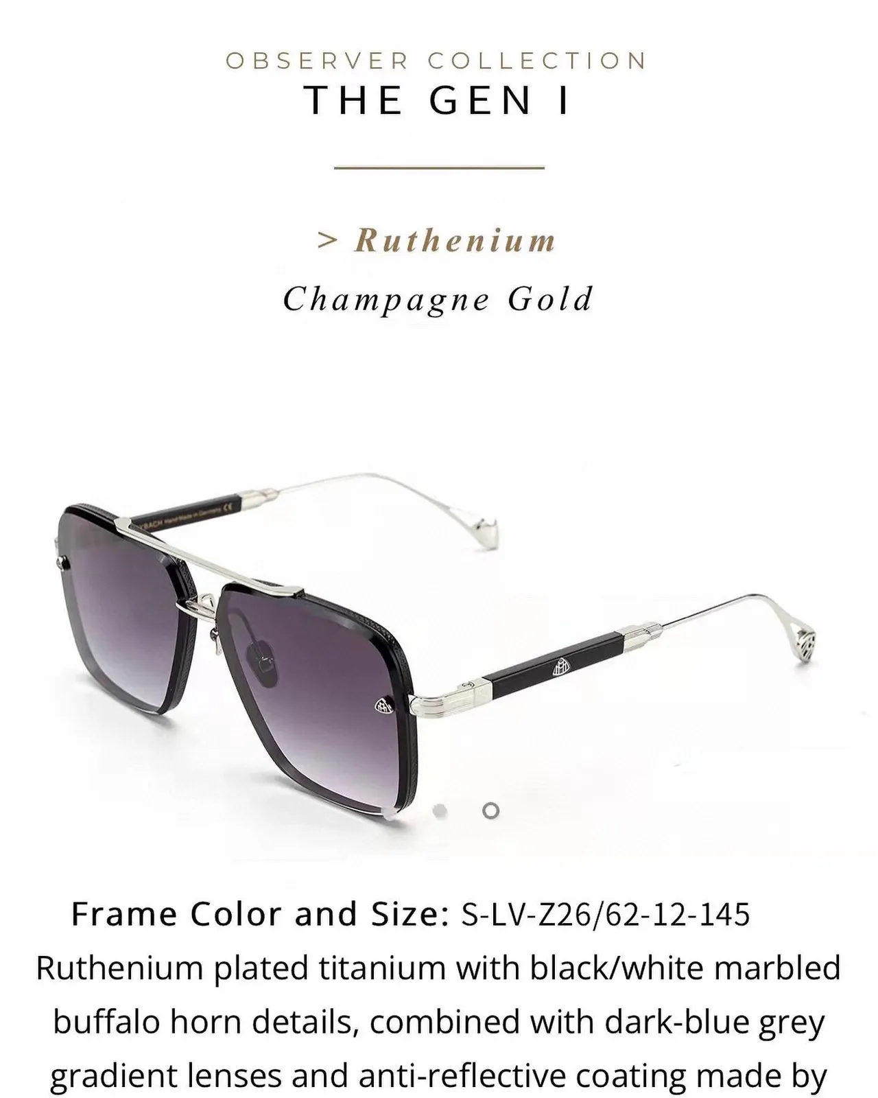 Metal Frame Square Aviator Gradient Tint Sunglasses 3