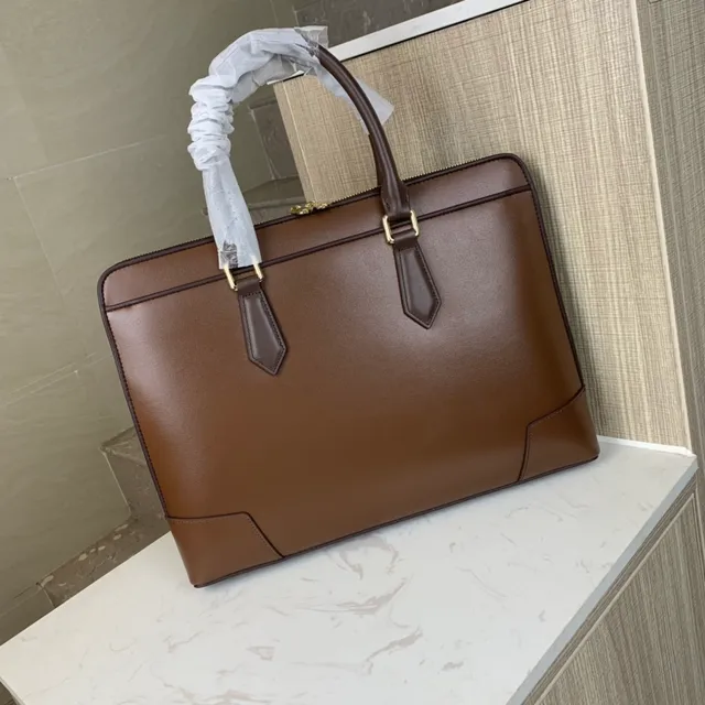 Montblanc Meisterstück Brown Structured Top-Handle Tote Bag 2