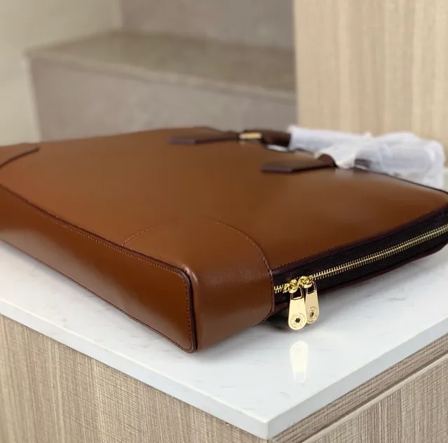 Montblanc Meisterstück Brown Structured Top-Handle Tote Bag 4