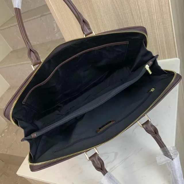 Montblanc Meisterstück Brown Structured Top-Handle Tote Bag 6