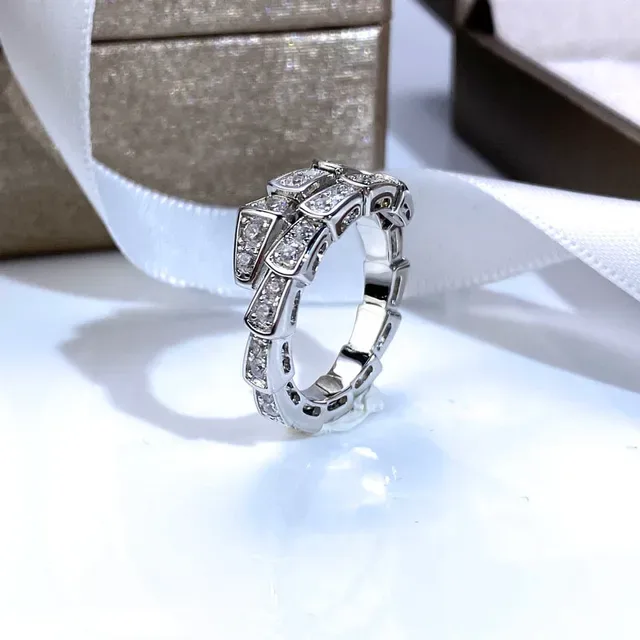 Multi-Metal Geometric Pavé Diamond Stackable Rings 2
