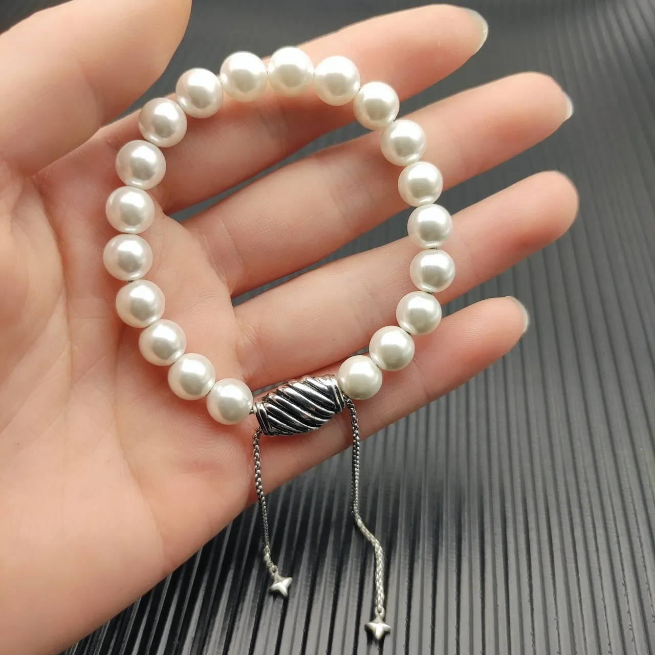 Multicolor Gemstone and Pearl Beaded Bracelets 2
