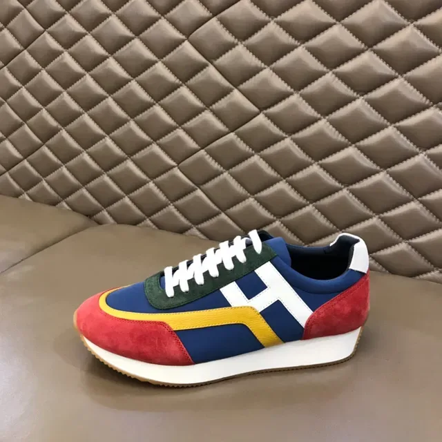 Multicolor Panelled Retro Runner Sneaker 1