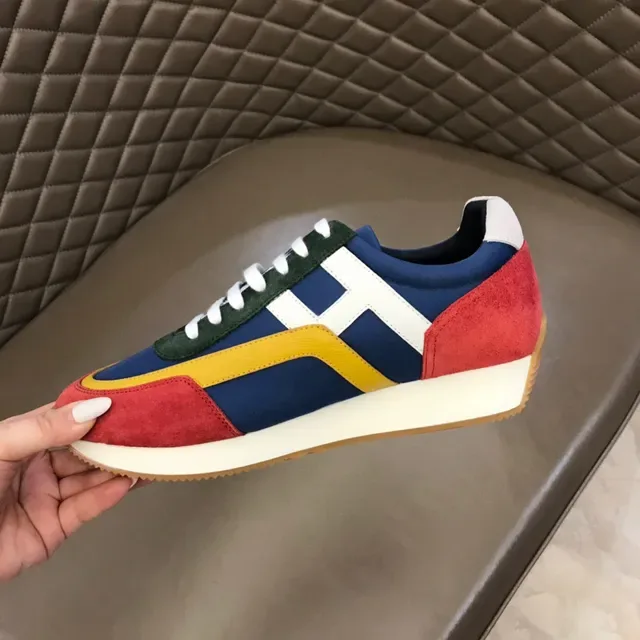 Multicolor Panelled Retro Runner Sneaker 3