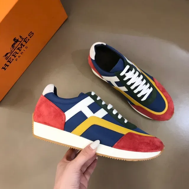 Multicolor Panelled Retro Runner Sneaker 6