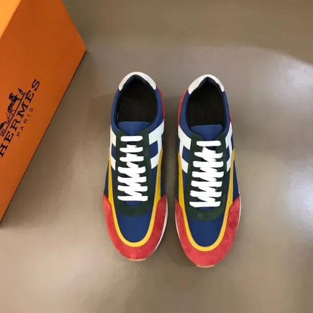 Multicolor Panelled Retro Runner Sneaker 7