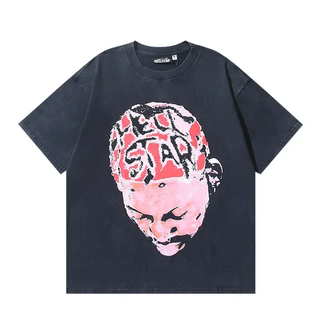 Oversized Double-Sided Graphic Print T-Shirt 2