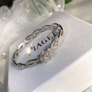 Piaget Colección Rose Twisted Vine Pavé Pulsera de Diamantes