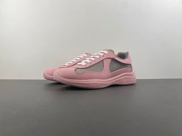 Pink and Gray Mesh Panel Lifestyle Sneaker 10