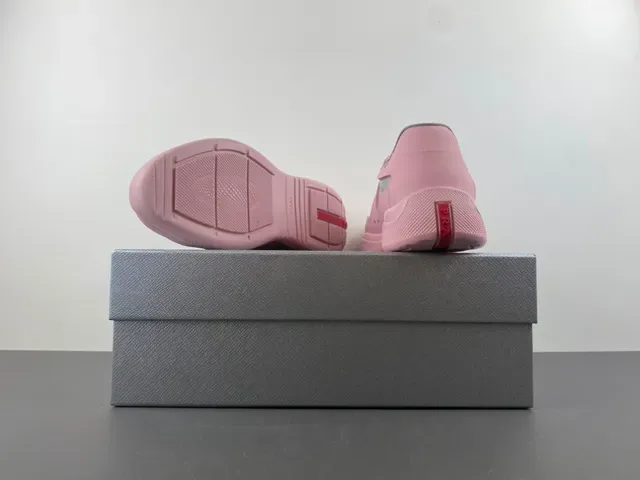 Pink and Gray Mesh Panel Lifestyle Sneaker 16