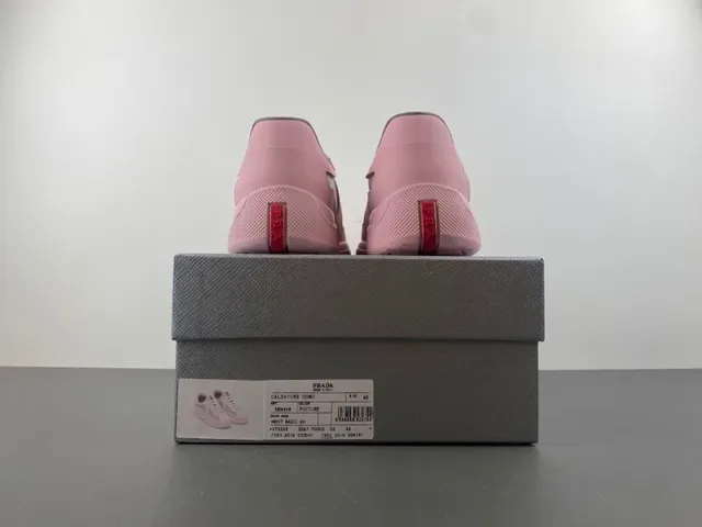 Pink and Gray Mesh Panel Lifestyle Sneaker 17