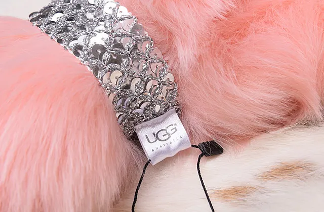 Pink Fluffy Faux Fur Scarve 8