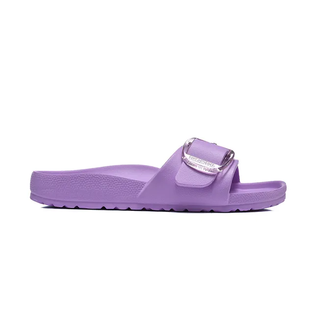 Purple Molded Rubber Single Strap Slippers 7
