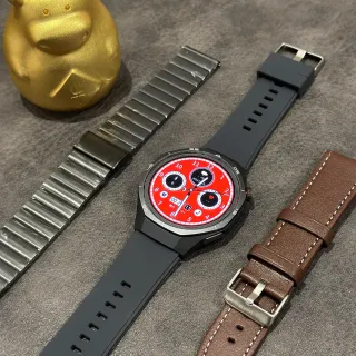 Red Black Octagonal Bezel Analog-Style Digital Dial Sports Watch