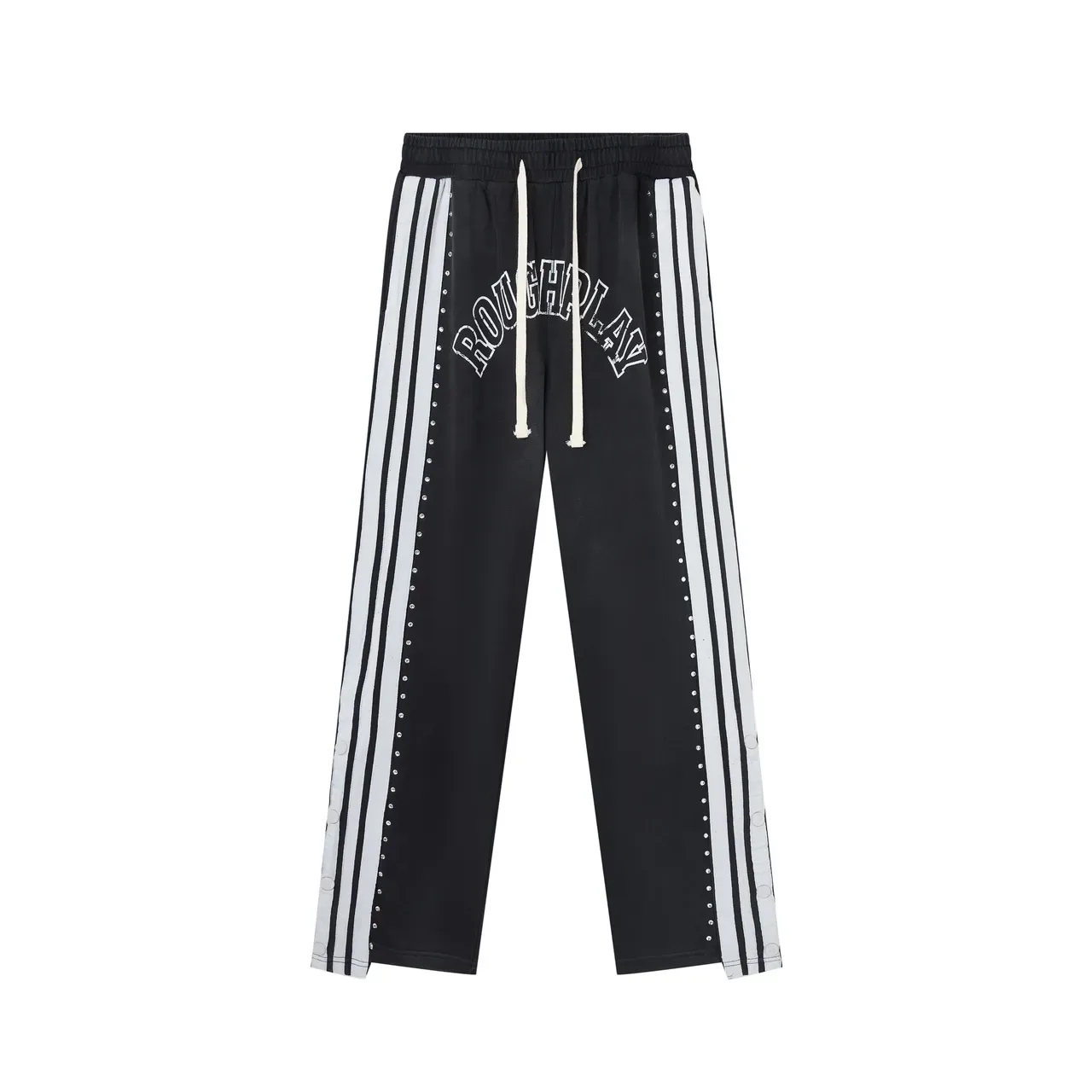 Roughplay Arch Logo Studded Stripe 卫裤 7