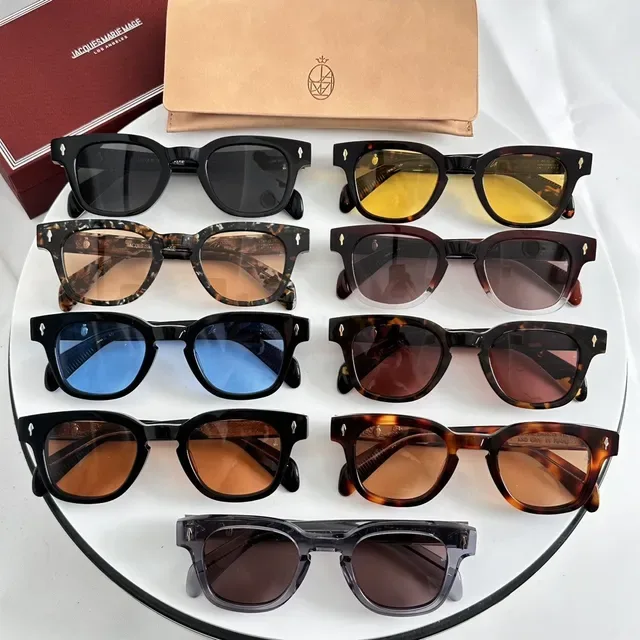 Round Frame Dark Lens Sunglasses 2