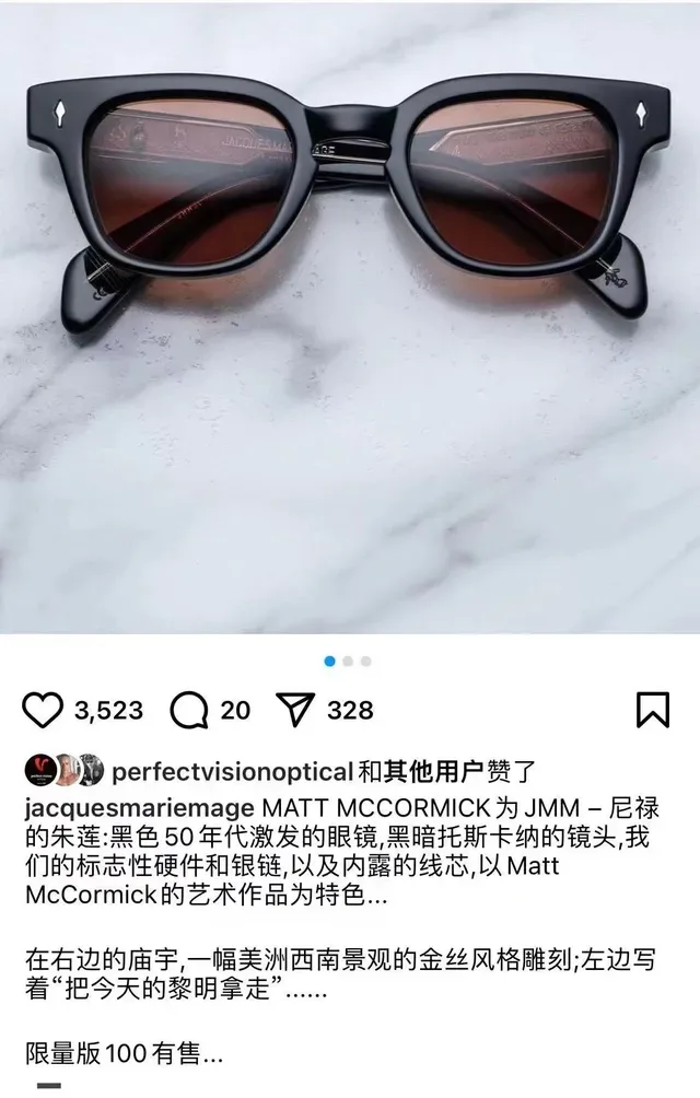 Round Frame Dark Lens Sunglasses 3