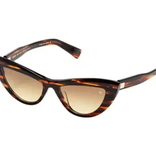 Tortoiseshell Cat-Eye Gradient Sunglasses