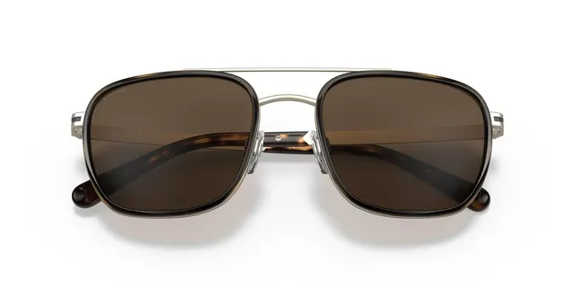 Two-Tone Metal-Acetate Aviator-Style Sunglasses 2