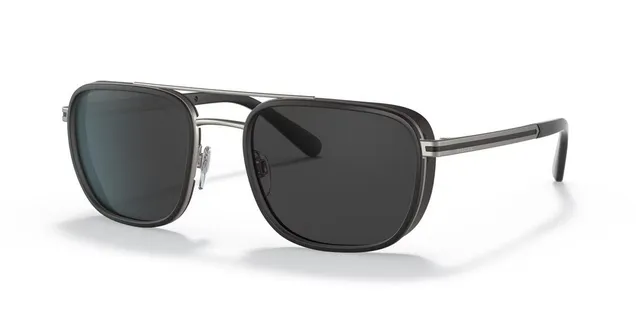 Two-Tone Metal-Acetate Aviator-Style Sunglasses 5