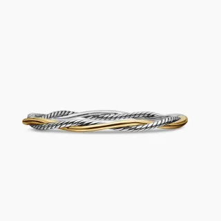 Brazalete de Motivo de Cuerda Trenzada de Dos Tonos