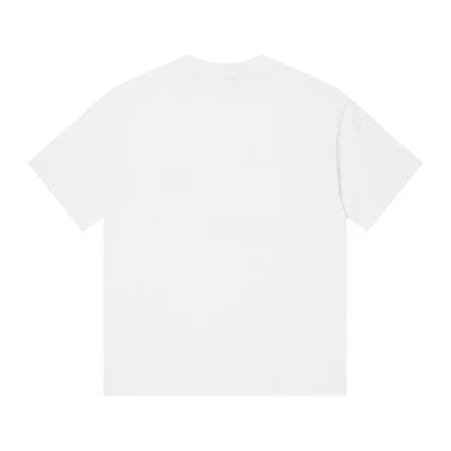 White Graphic-Print Crew-Neck Relaxed Fit T-Shirt 4
