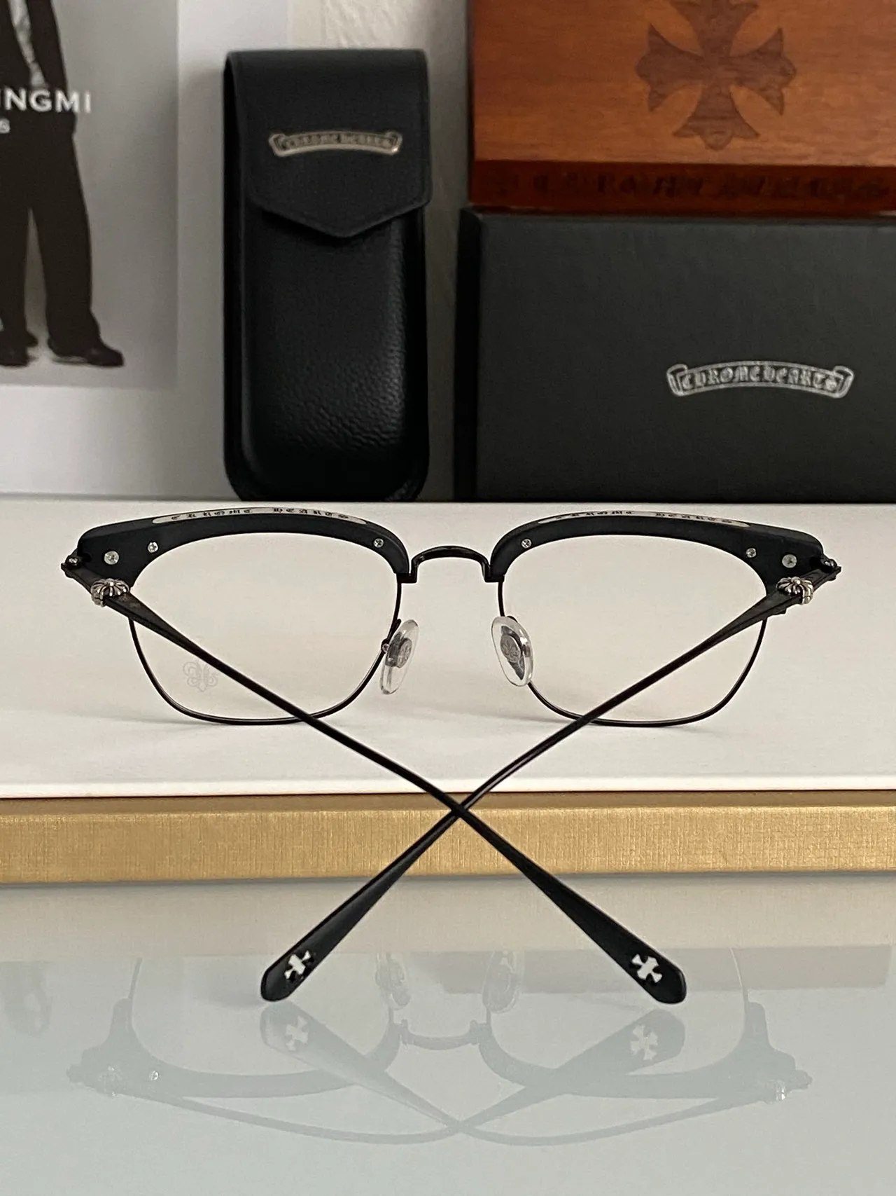 Gentle Monster Dual-Tone Metal Optical Glasses 2