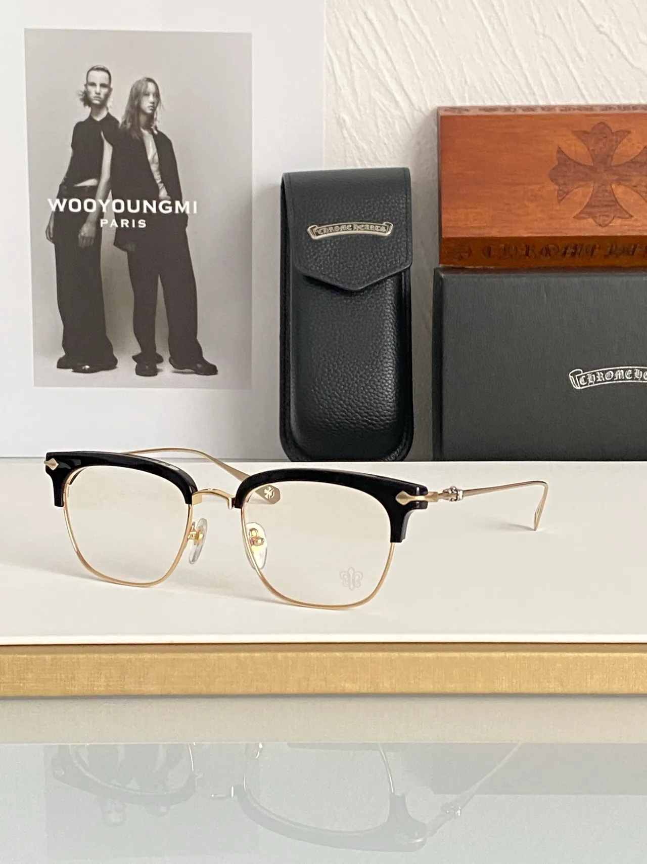 Gentle Monster Dual-Tone Metal Optical Glasses 4