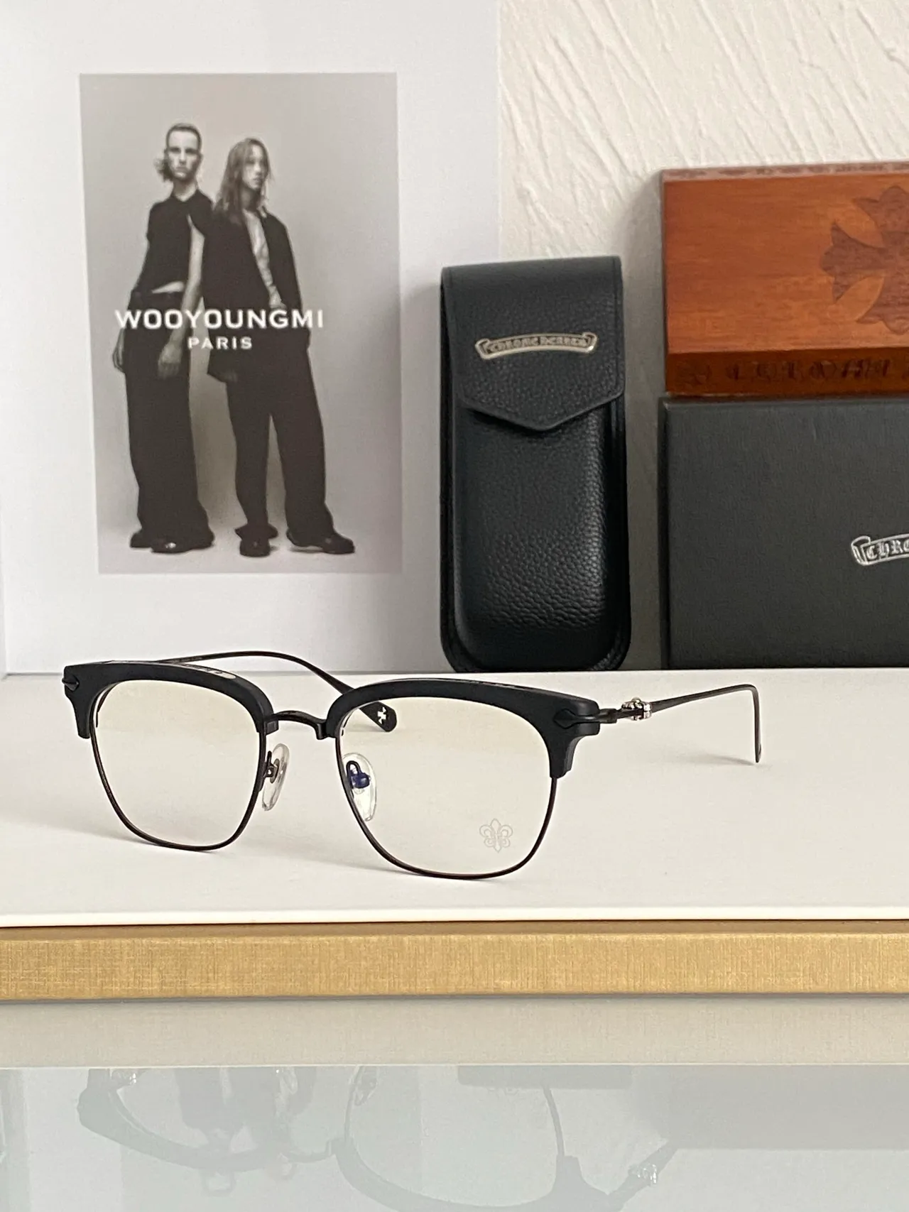 Gentle Monster Dual-Tone Metal Optical Glasses 7