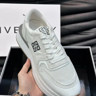 Givenchy City Sport White Mesh and Suede Lifestyle Sneakers