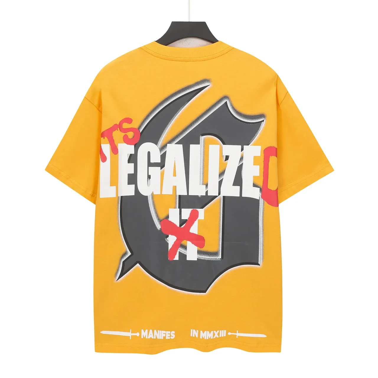 Godspeed Legalize ग्राफिक प्रिंट ओवरसाइज़्ड टी-शर्ट 5